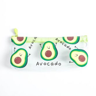 1 Pcs Etui Avocado School Potlood Doos Pencilcase Potlood Tas Schoolbenodigdheden Briefpapier