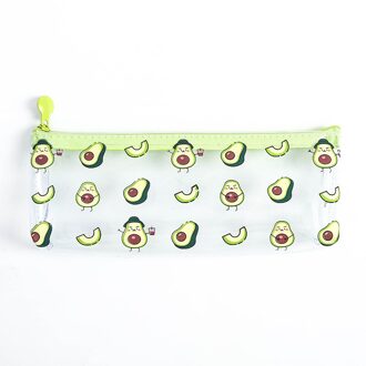 1 Pcs Etui Avocado School Potlood Doos Pencilcase Potlood Tas Schoolbenodigdheden Briefpapier