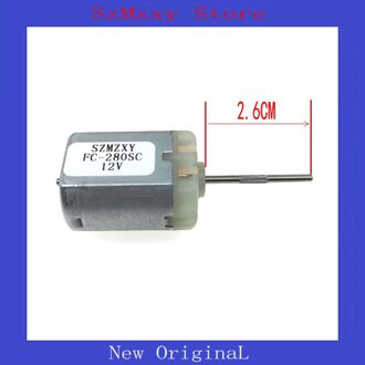 1 Pcs FC-280SC FC280 FC-280 280 12V D26MM Miniatuur Dc Locomotief Lock Achteruitkijkspiegel Met Motor Hoge snelheid Motor