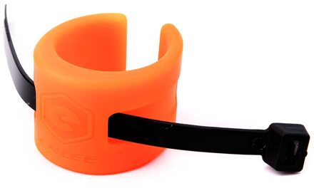 1 Pcs Fiets Ketting Siliconen Mouw Racefiets Rear Vork Anti-Collision Rubber Bescherming Ring Ketting Bescherming Kit oranje