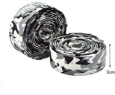 1 Pcs Fiets Riem Bar Wrap Road Kurk Tape Grip Fiets Stuur Fiets Mountain Road Levert Meubi Bici Ciclismo wit