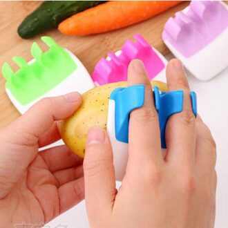 1 Pcs Finger Held Palm Peeler Easy Hold Kitchen Gadgets Vegetable Fruit Slicer Peeler Durable Kitchen Accessories
