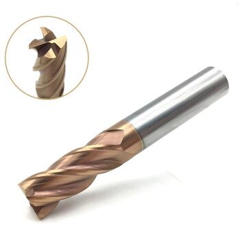 1 pcs Frees 8mm HRC60 4 Fluit D8 * 60 Vhm Rechte Schacht Spiral End Mills Steken frezen Snijden Off Werkstuk HRC60 4F D8X60L