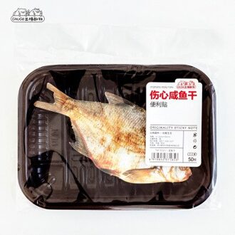 1 Pcs Funny Voedingsmiddelen Biefstuk Zalm Brood Sticky Note Planner Stickers Memo Pad Briefpapier