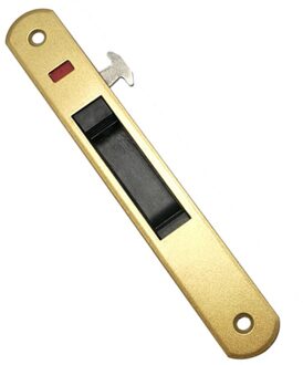 1 Pcs Glazen Schuifdeur Window Handle Lock Haak Stijl Flush Mount Zinklegering Ne Goud