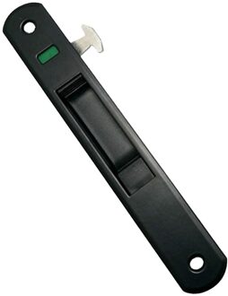 1 Pcs Glazen Schuifdeur Window Handle Lock Haak Stijl Flush Mount Zinklegering Ne zwart