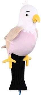 1 Pcs Golf Club Headcover Voor Driver Fairway Leuke Puppy Little Bird Bokshandschoen 3 Stijlen Golf Accessoires vogel for Driver roze