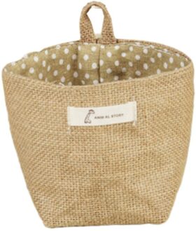 1 Pcs Handgemaakte Zeegras Opbergmanden Opvouwbare Geweven Opslag Pot Buik Mand Tuin Bloempot Planten Opknoping Mand