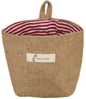 1 Pcs Handgemaakte Zeegras Opbergmanden Opvouwbare Geweven Opslag Pot Buik Mand Tuin Bloempot Planten Opknoping Mand