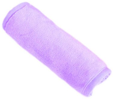 1 Pcs Herbruikbare Microfiber Gezichtsreiniging Handdoeken Doek Make-Up Remover Reiniging Schoonheid Wassen Gereedschap Paars