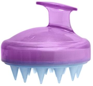 1 Pcs Hoofd Massage Borstel Draagbare Verlichten Gespannen Hoofd Hoofdhuid Massage Haar Wassen Kam Siliconen Hoofd Massage Borstel 01