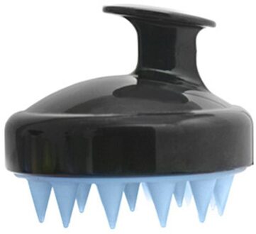 1 Pcs Hoofd Massage Borstel Draagbare Verlichten Gespannen Hoofd Hoofdhuid Massage Haar Wassen Kam Siliconen Hoofd Massage Borstel 02