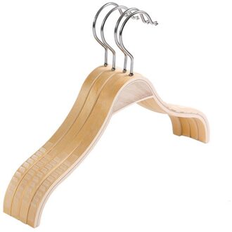 1 Pcs Hoogwaardige Hanger Brede Schouder Houten Jas Kleding Shirts Hanger Voor Volwassen Kinderen Groef Heavy Duty Sterke pak Hanger kid 32cm