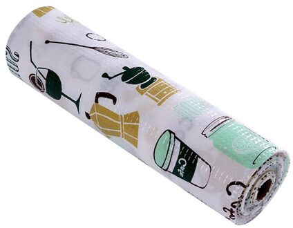 1 Pcs Kasten Pad Mat Papier Waterdicht Cartoon Voor Kledingkast Thuis Keuken Schoenen DIN889 Groen / 300x30 cm