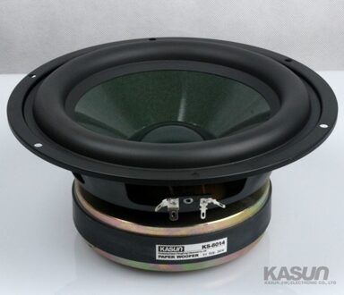 1 PCS Kasun KS-8014 8 ''Subwoofer Woofer Speaker Driver Casting Aluminium Frame Diepe Rubber Surround 8ohm 200 W Fs = 36Hz D220mm