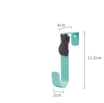 1 Pcs Kat Deur Achter Haak Naadloze Haak Opslag Haak Gratis Nagel Gratis Punch Home Organisatie Multifunctionele Haak 05