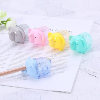 1 Pcs Kawaii Cartoon Olifant Puntenslijper School Office Supply Briefpapier