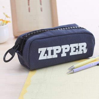 1 Pcs Kawaii Etui Colorfull Canvas Grote Rits Estuches School Potlood Doos Pencilcase Potlood Tas Schoolbenodigdheden Briefpapier ZanLan