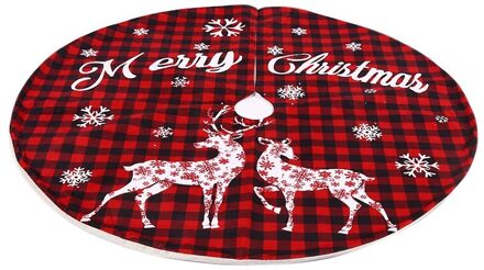 1 Pcs Kerstboom Rok Elanden Kerstboom Rokken Xmas Tree Tapijt Voor Kerstboom Decoratie