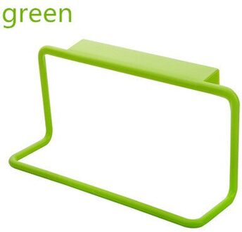 1 Pcs Keuken Gadget Organizer Handdoekenrek Opknoping Houder Badkamer Kabinet Kast Deur Terug Hanger Keuken Benodigdheden Accessoires groen