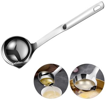 1 Pcs Keuken Olie Filter Lepel Rvs Skimmer Lepel Koken Olie Filter Scoop Voor Pot