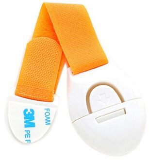 1 Pcs Kind Veiligheid Locks Bescherming Van Kinderen Vergrendeling Deuren Voor Kinderen Veiligheid Kinderen Plastic Bescherming Veiligheidsslot Oranje