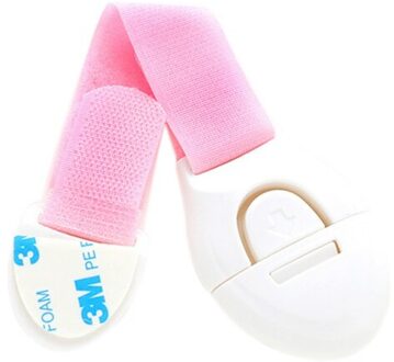 1 Pcs Kind Veiligheid Locks Bescherming Van Kinderen Vergrendeling Deuren Voor Kinderen Veiligheid Kinderen Plastic Bescherming Veiligheidsslot Roze