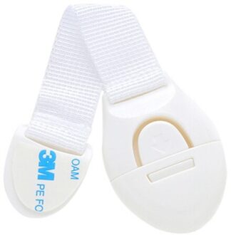 1 Pcs Kind Veiligheid Locks Bescherming Van Kinderen Vergrendeling Deuren Voor Kinderen Veiligheid Kinderen Plastic Bescherming Veiligheidsslot wit