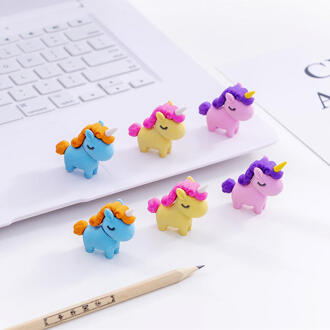 1 Pcs Kleurrijke Driehoek Rubber Gummen Duurzaam Flexibele Potlood Gum Voor Studenten Briefpapier Schoolbenodigdheden Voor Kinderen 1stk willekeurig