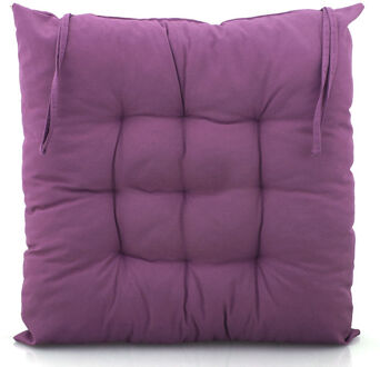 1 Pcs Kleurrijke Zachte Home Office Decor Square Katoen Zitkussen Kussen Billen Stoelkussen bruin