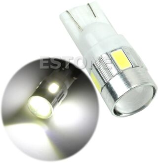 1 Pcs Koplamp High Power Led Smd 5630-6LED 194 W5W Wit Met Projector Auto Lichtbron