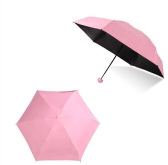 1 Pcs Leuke Capsule Mini Paraplu Anti-Uv Winddicht Opvouwbare Paraplu Vrouwen Parasol 04