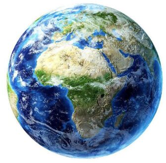 1 Pcs Lichtgevende Blauwe Aarde Cartoon Diy 3d Muurstickers Voor Kinderen Kamers Slaapkamer Muur Sticker Home Decor Living kamer 01 / Diameter10cm