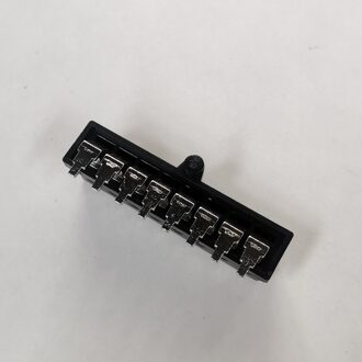 1 Pcs LJSZ8-77 Zwart Verzilverd Phillips Schroef Blokkeren Schroeven Terminal Blok Draad Connector 8 Bit Optioneel