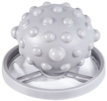 1 Pcs Magic Ontharing Was Bal Filter Mesh Pouch Reiniging Ballen Zak Vuile Fiber Wasmachine Filter Wasserette Bal discs grijs