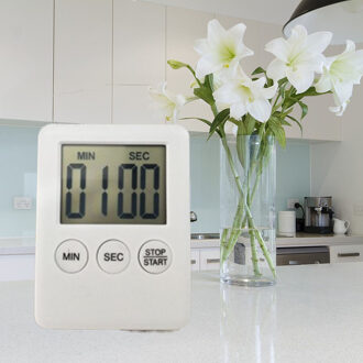 1 Pcs Magneet Digitale Keuken Koken Timers Lcd-scherm Kookwekker Vierkante Digitale Timer Tellen Countdown Alarm Droshipping B