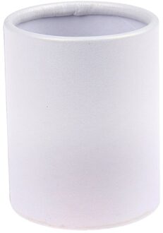 1 Pcs Mini Ronde Bloem Doos Papier Verpakking Case Knuffel Emmer Vaas Vervanging Opbergdoos Bloem Verpakking Geschenkdoos wit