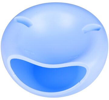 1 Pcs Moderne Woonkamer Creatieve Vorm Lui Snack Kom Plastic Dubbele Lagen Snack Opbergdoos Kom Lui Fruitschaal kom 01