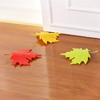 1 Pcs Mooie Maple Leaf Stijl Deurstopper Woondecoratie Baby Kinderen Vinger Veiligheid Doorstop geel