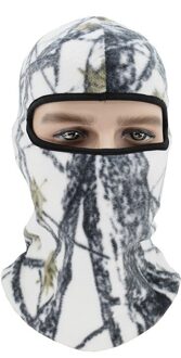 1 Pcs Motorcycle Outdoor Riding Fleece Kap Winddicht Warme Gemaskerde Hoofddeksels Gezichtsmasker Hoed Fleece Zachte Apparatuur 1 stk camouflage