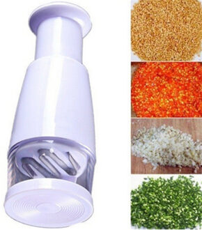 1 Pcs Multifunctionele Handleiding Ui Chopper Knoflook Crusher Drukken Voedsel Cutter Wit Groente Slicer Peeler Mincer Keuken Gereedschap