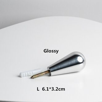 1 pcs Nordic stijl minimalistische creatieve haken woonkamer veranda decoratie messing jas haak haak enkele haak A-L