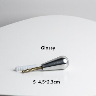 1 pcs Nordic stijl minimalistische creatieve haken woonkamer veranda decoratie messing jas haak haak enkele haak A-S