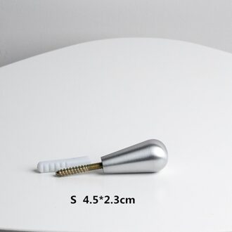 1 pcs Nordic stijl minimalistische creatieve haken woonkamer veranda decoratie messing jas haak haak enkele haak B-S