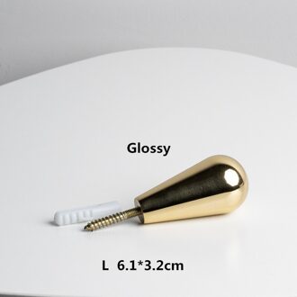 1 pcs Nordic stijl minimalistische creatieve haken woonkamer veranda decoratie messing jas haak haak enkele haak C-L