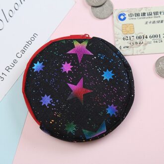 1 Pcs Novelty Halloween Ster Pompoen Schedel Spider Portemonnee Tas Ronde Portemonnee Jongen Meisje Briefpapier Kaarthouders