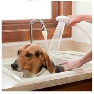 1 pcs Pet Douche Duurzaam ABS PVC Enkele Brede Tap Bad Wastafel Douche Hoofd Huisdier Badkamer Douchekop
