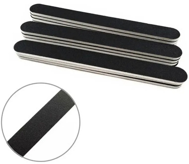 1 Pcs Professionele Zwarte Nagelvijl Demping Polijsten Blok Polijsten Nail Art Manicure Spons Frustratie Nail Art Tool 1 stk