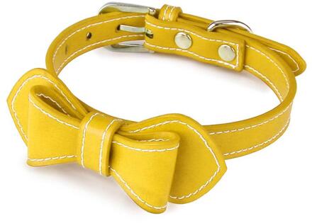 1 Pcs Puppy Cat Halsbanden Verstelbare Lederen Strik Kitten Kraag Voor Small Medium Honden Katten Chihuahua Pu Kraag Zachte lederen 03