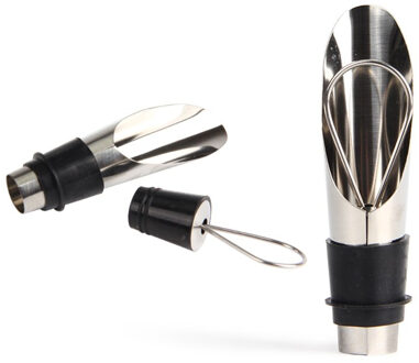 1 Pcs Roestvrij Liquor Geest Schenker Flow Wijnfles Schenktuit Stopper Rvs Cap Schenktuit Stopper Bar